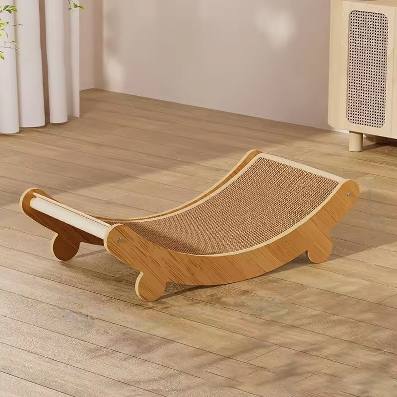 Hamac Chat Griffoir Apaisant Beige Foncé
