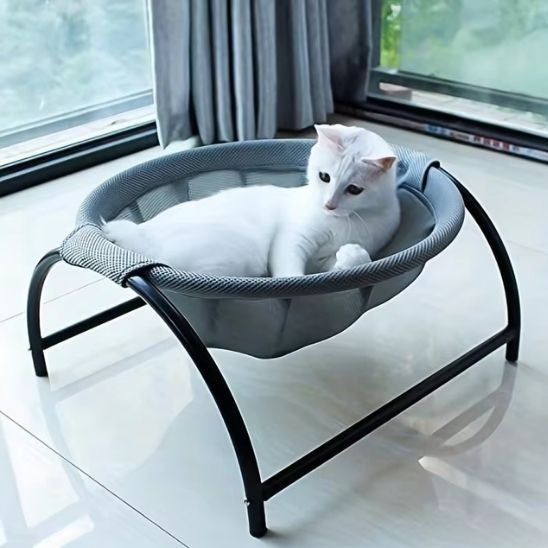 Hamac chat Respirant sur Patte Gris