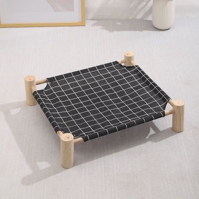Hamac pour Chat BEDCAMP Quadrillé Noir