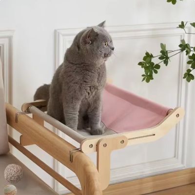 Hamac pour Chat Confort Suspendu Regard sur L'extérieur