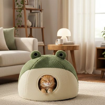 Niche pour chat FROGGYCAT™ Égayez Votre Intérieur Avec ce Refuge Félin