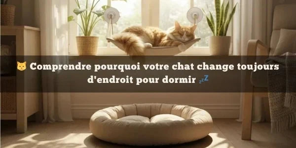 🐱 Pourquoi mon chat change toujours d'endroit pour dormir 💤 - Multiples lieux de repos félins