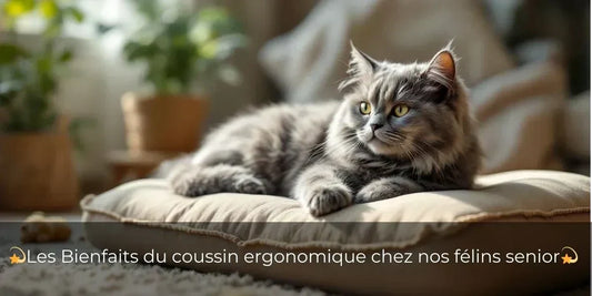Les bienfaits du coussin ergonomique sur les articulations des chats senior