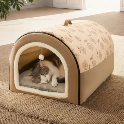 Cabane pour chat Douillette Sieste Paisible Sommeil Réparateur Douceur Câline