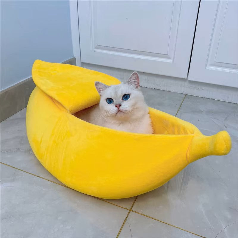 Chat panier Banane Doux à Pétrir