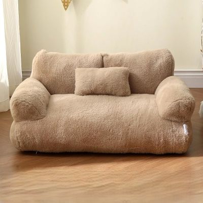 Coussin à Chat Cozy Canapé Caramel