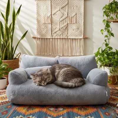 Coussin à Chat Cozy Canapé Confort Moelleux Procurant Sommeil Profond Réparateur