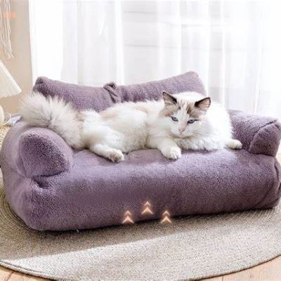 Coussin à Chat Cozy Canapé Gris Foncé