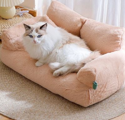 Coussin à Chat Cozy Canapé Ultra Doux Moelleux