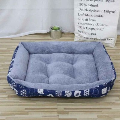 Coussin chat Douillet TOUDOUX™ Bleu Motif Chat