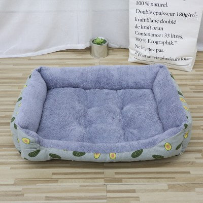 Coussin chat Douillet TOUDOUX™ Gris Motif Avocat