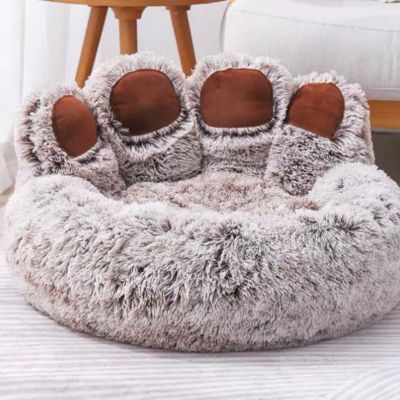 Coussin chat PAPATTE™ Moelleuse Brun Clair