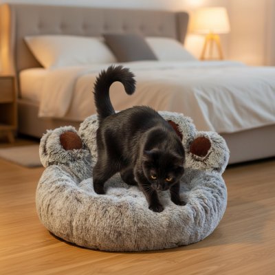 Coussin chat PAPATTE™ Moelleuse Résistant au Pétrissage Quotidien Besoin Félin Naturel Apaisant