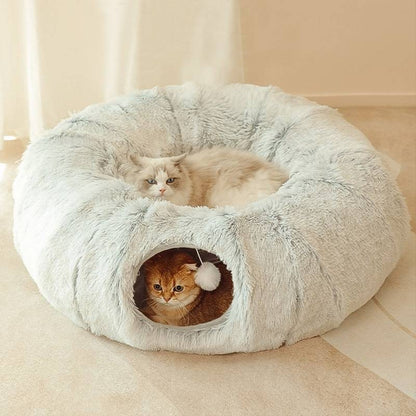 Coussin chat Tunnel Amusant Lieu de Repos de Jeu
