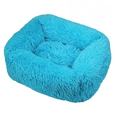 Coussin chat Ultra Moelleux Bleu