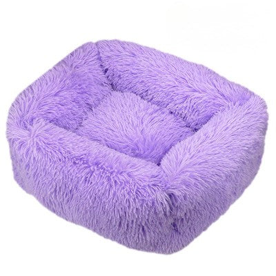 Coussin chat Ultra Moelleux Mauve