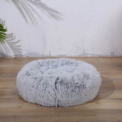 Coussin pour Chat Doux Beignet Gris