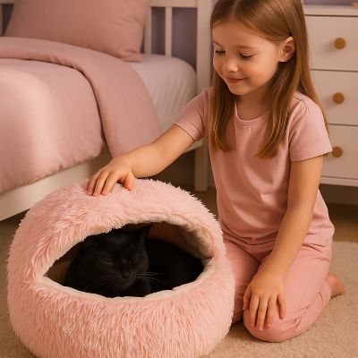 Coussin pour Chat Doux Repos Confortable Paisible Chaleureux