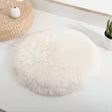 Coussin pour chat Tapis Pelucheux Blanc