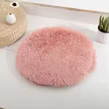 Coussin pour chat Tapis Pelucheux Rose Saumon