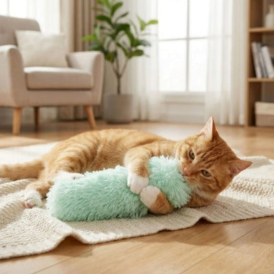 Doudou pour chat Mini Câlin CATNIP™ Mini Coussin Pratique Procurant Plaisir et Bien-Être