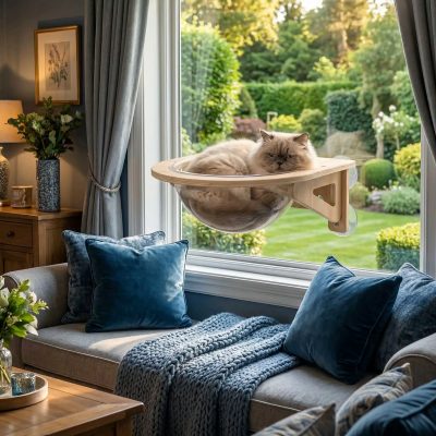 Hamac Chat BOCACHAT™ Cocon Ergonomique Observation Paisible avec Vue Panoramique