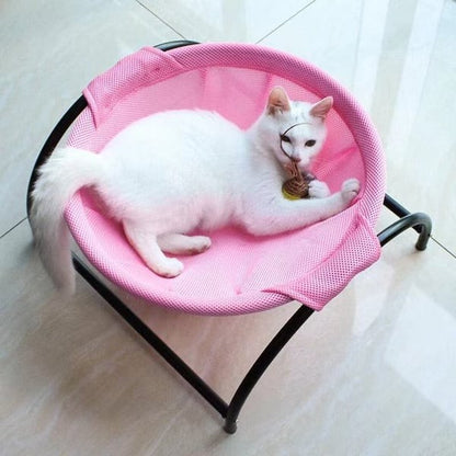 Hamac chat Respirant sur Patte Rose