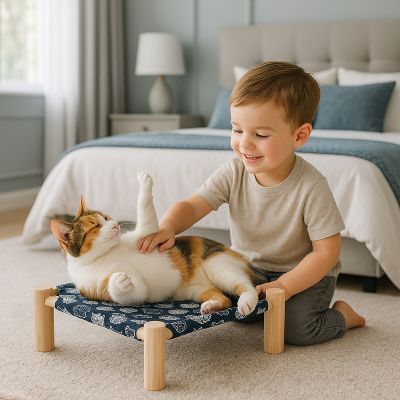 Hamac pour Chat BEDCAMP Confort Bien-Être Bonheur Total