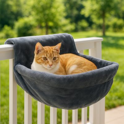 Hamac pour Chat COZYPET Profiter du Jardin Confortablement Installé