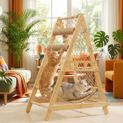 Hamac pour Chat PLAYGROUND™ Terrain de Jeu Idéal Détente Paisible Besoins Comblés
