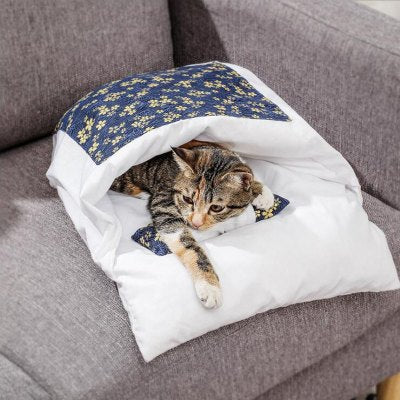 Lit pour chat Confort Douillet SLEEPINGCAT™ Havre de Paix Sécurisant Relaxant Confortable Moelleux