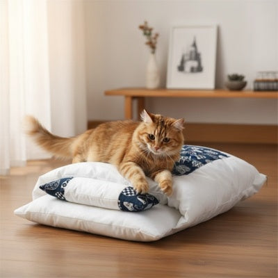 Lit pour chat Confort Douillet SLEEPINGCAT™ Matériaux Isothermique Respirant Refuge Idéal Toute Saison