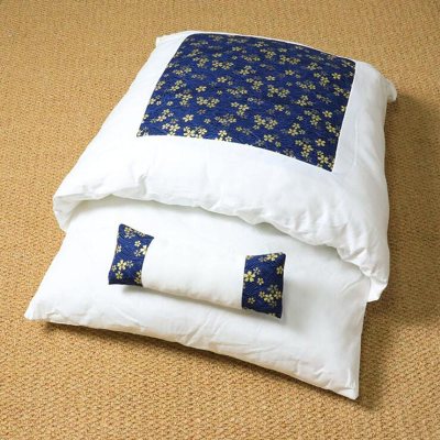 Lit pour chat Confort Douillet SLEEPINGCAT™ Motifs Floraux Bleu