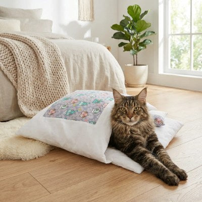 Lit pour chat Confort Douillet SLEEPINGCAT™ Refuge Personnel Chaleureux pour Félin Majestueux
