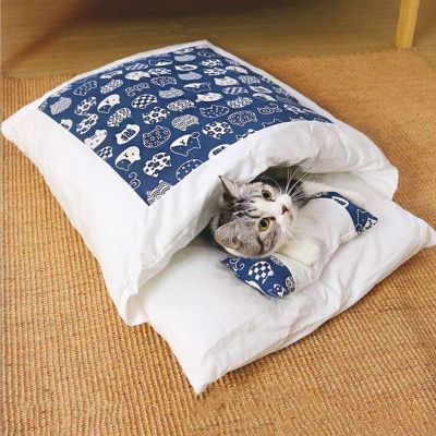 Lit pour chat Confort Douillet SLEEPINGCAT Suffisamment Spacieux Doublement Rembourré Confort Optimal