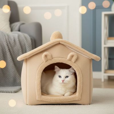 Maison Chat COMFYHOME™ Poste Observation Idéal Apportant Sérénité Bien-Être