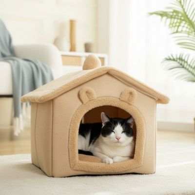 Maison Chat COMFYHOME™ Procure Confort Douillet Optimal Toute L'Année