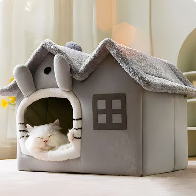 Maison chat Coquette Sommeil Réparateur en Toute Quiétude