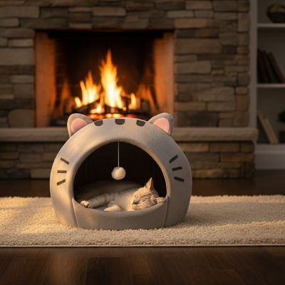 Niche chat CATHEAD™ Dormir Sans Tracas dans son Environnement