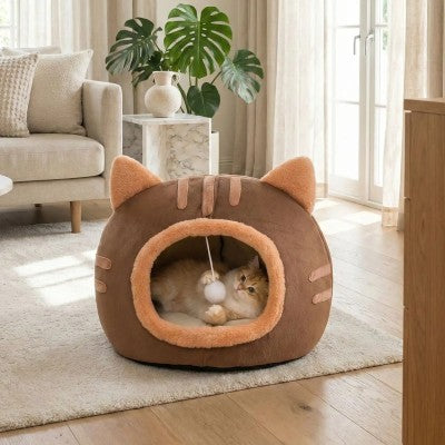 Niche chat Chaton Douillet Boule Jouet Suspendu pour des Heures de Plaisir Félin