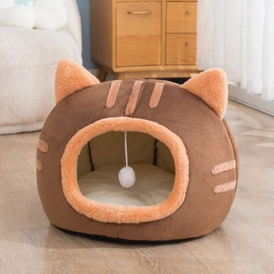 Niche chat Chaton Douillet Marron