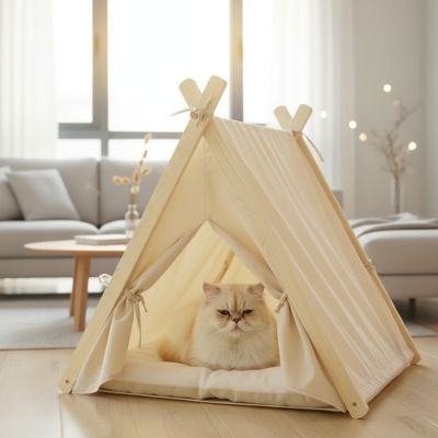 Niche chat TIPICAT™ Apporte Sérénité Tranquillité Confort Félin Sans Compromettre votre Intérieur