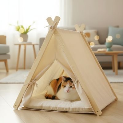 Niche chat TIPICAT™ Procure Cocon Sécurisant Permettant Sieste Revigorante