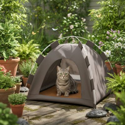 Niche pour chat Aventure Maison Cocon Personnel Pratique Procurant Refuge Intérieur Extérieur