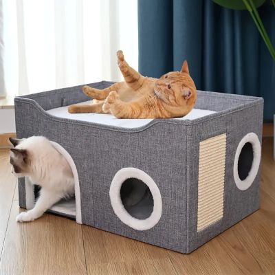 Niche pour chat Douceur Confort Facilite votre Quotidien Fini Poils Partout