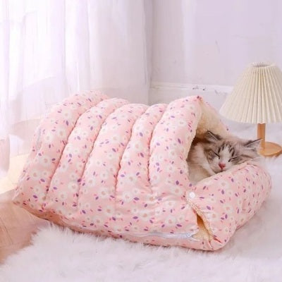 Panier chat Sac Couchage Refuge Douillet Confort Moelleux Toute Saison