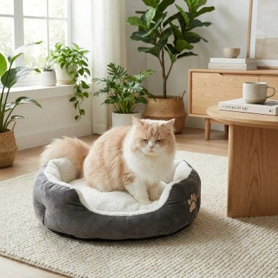 Panier pour Chat ERGONOCAT™ Havre de Paix Moelleux Invitant Pétrissage Relaxant