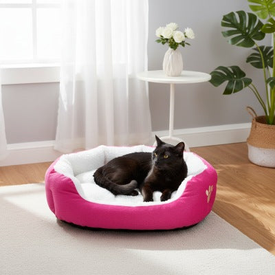 Panier pour Chat ERGONOCAT™ Tissus Doux Luxueux Couleurs Variées Apportant Touche de Gaiété