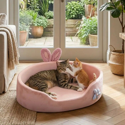 Panier pour chat BUNNYBED™ Douillet Chaleureux Confortable Idéal pour Chaton Joueur