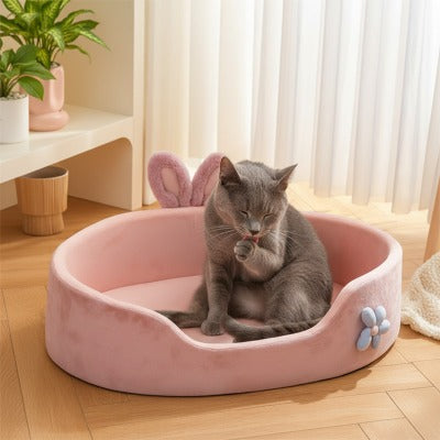 Panier pour chat BUNNYBED™ Refuge Douillet Parfait pour une Toilette en Toute Quiétude